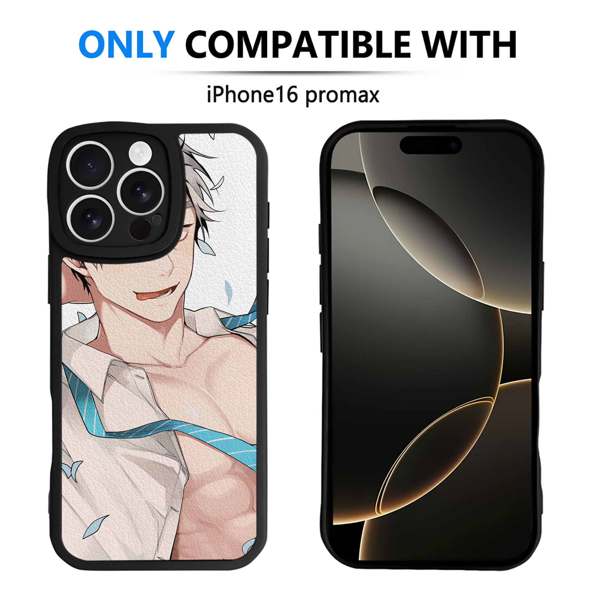 （画像用） ハイキュー!! Haikyu!! 【iPhone 16シリーズ対応】シリコンスマホケース（レザー調） 材質：シリコン
